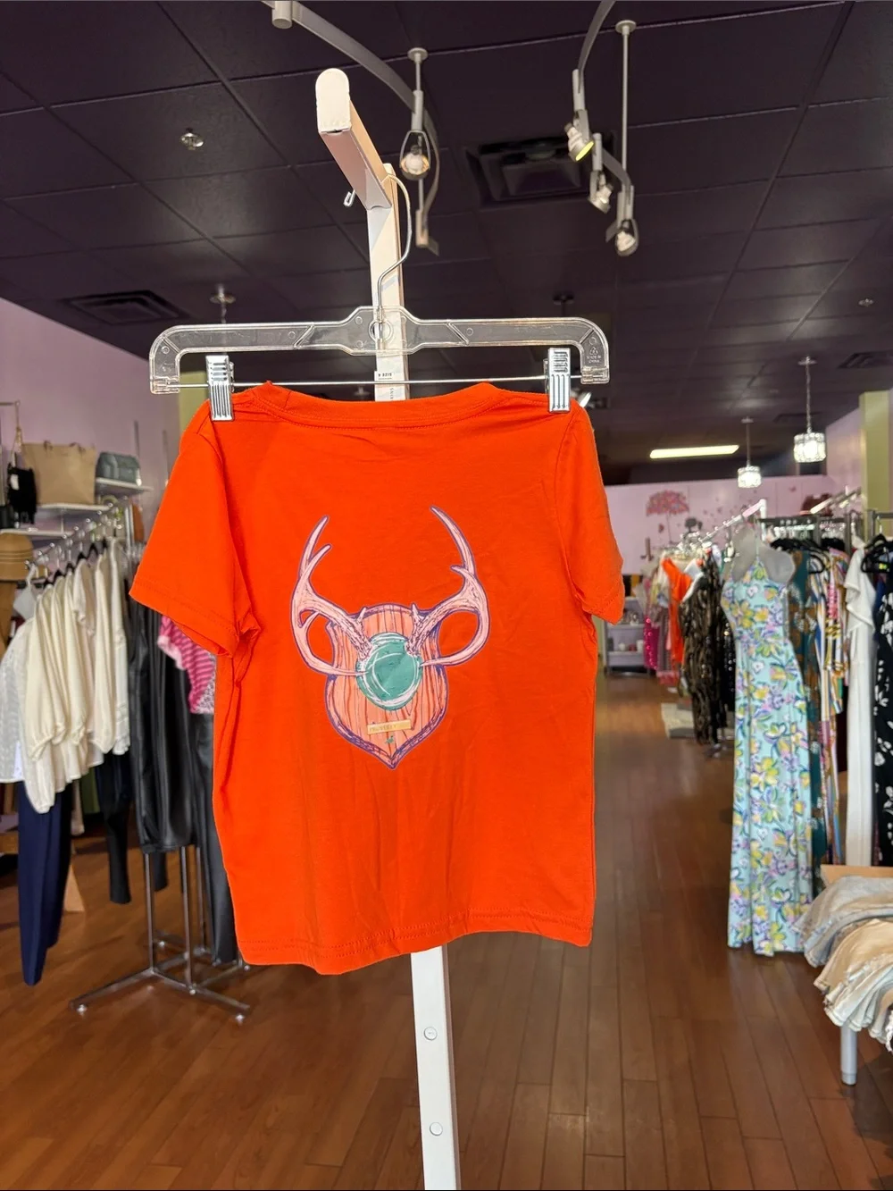 Women's Classic Crew Neck Tee - Orange